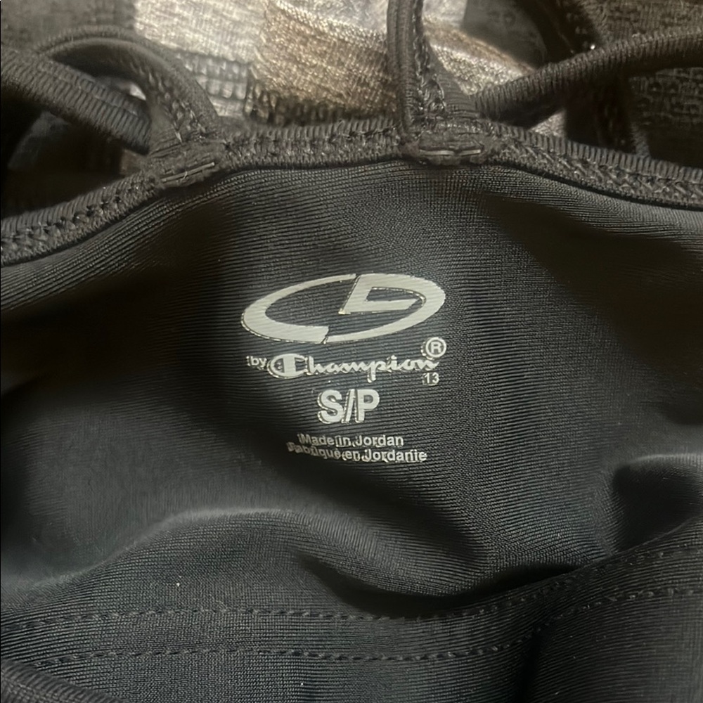 Black and Gray Athletic Tank Top - Picture 3 of 3